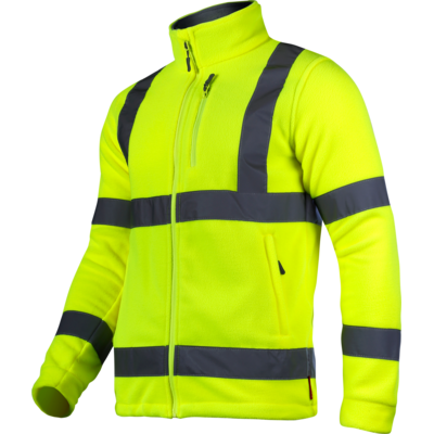Bluza polarowa ostrzegawcza żółta "XL" CE LAHTI PRO
