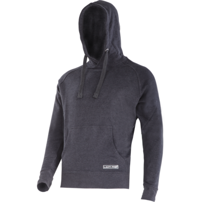 Bluza z kapturem czarna 320 g "3XL" CE LAHTI PRO