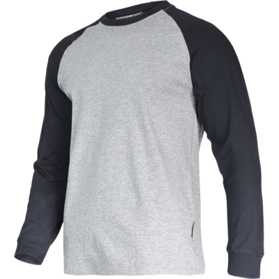 Koszulka z długim rękawem 190g/m2 szaro-czarna "3XL" CE LAHTI PRO