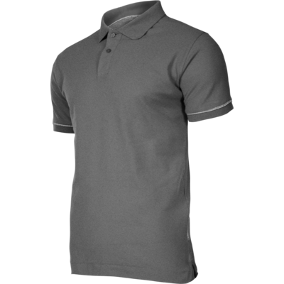 Koszulka polo 220g/m2 szara "M" CE LAHTI PRO