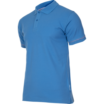 Koszulka polo 220g/m2 niebieska "3XL" CE LAHTI PRO