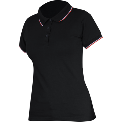 Koszulka polo damska 190g/m2 czarna "M" CE LAHTI PRO