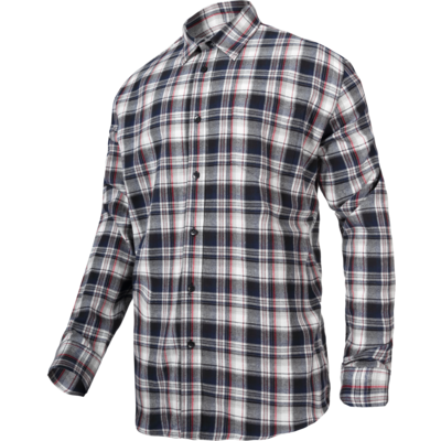 Koszula flanelowa szaro-czarna 170g/m2 "S" CE LAHTI PRO