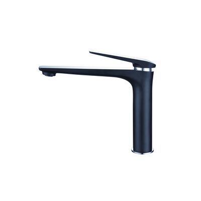Bateria umywalkowa Deco Miló wylewka 200 mm czarna