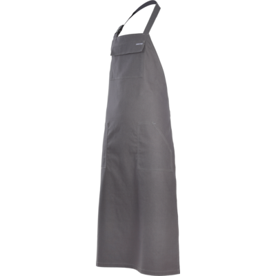 Fartuch przedni szary 100% bawełna 300g/m2 CE, LAHTI PRO