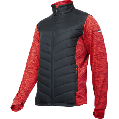 Bluza ocieplana czerwono-czarna "2XL" CE LAHTI PRO