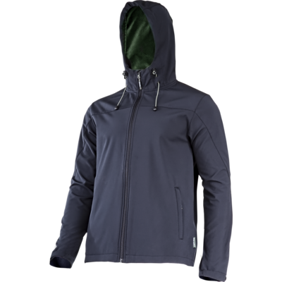 Kurtka softshell z kapturem czarna "3XL" CE LAHTI PRO
