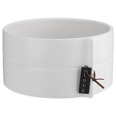 Osłonka ceramiczna ELIZA 18 x 9 cm biały