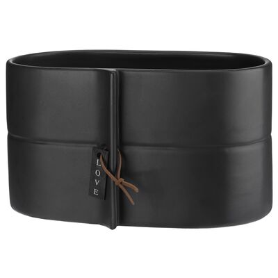 Osłonka ceramiczna ELIZA 22 x 12 cm czarny