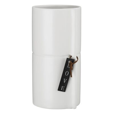 Osłonka ceramiczna ELIZA 9 cm biały