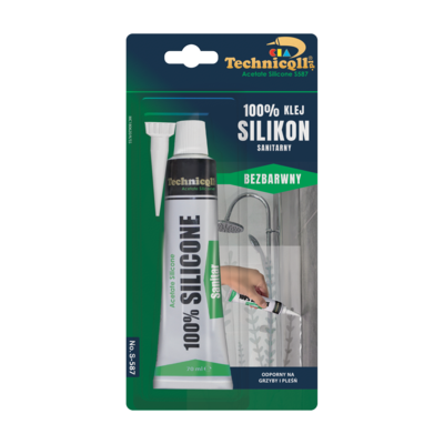 Silikon sanitarny bezbarwny 70 ml
