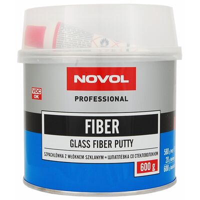 Szpachlówka z włóknem szklanym FIBER 0,6 kg Novol