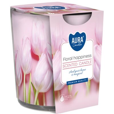 Świeca zapachowa w szkle SN72s Kwiatowa radość Bispol