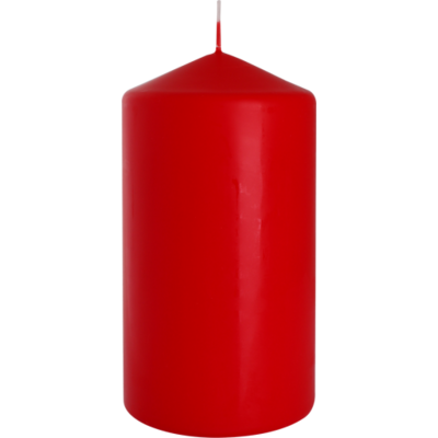 Świeca walec 80/150 a1 czerwony 030 Bispol