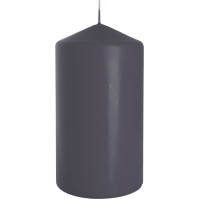 Świeca walec 80/150 szara Bispol