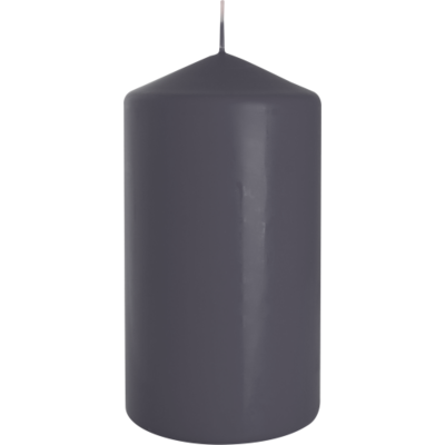 Świeca walec 80/150 szara Bispol
