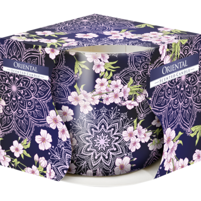 Świeca zapachowa w szkle SN71 orientalny Bispol