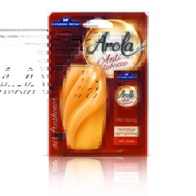 Odświeżacz Arola mini spray 15 ml antytabak General Fresh
