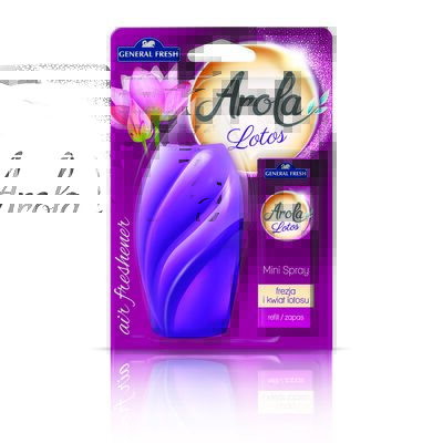 Odświeżacz Arola mini spray 15 ml lotos i frezja General Fresh