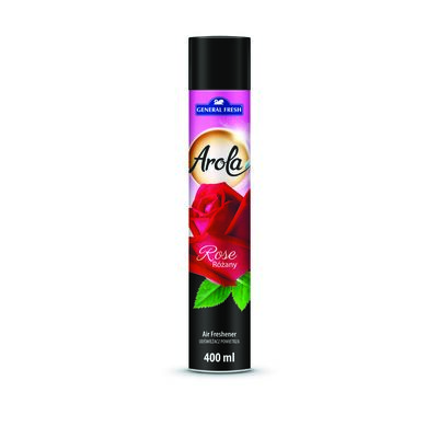 Odświeżacz powietrza spray Arola 400 ml różany General Fresh