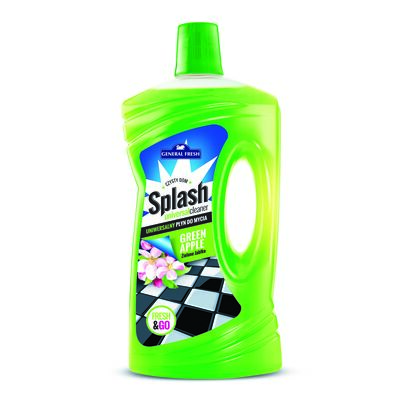 Płyn do mycia uniwersalny Splash 1 l zielone jabłko General Fresh
