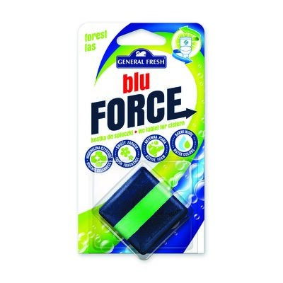 Kostka do spłuczki kwadrat, Blu Force, 50 g, las, General Fresh