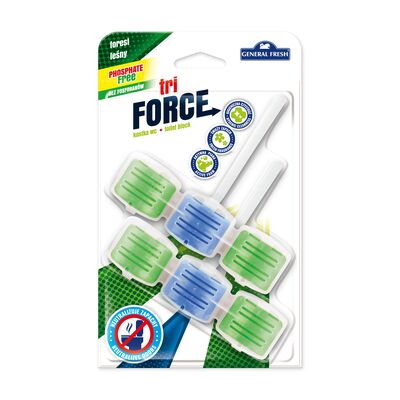 Kostka WC Tri Force 2 x 45 g las General Fresh