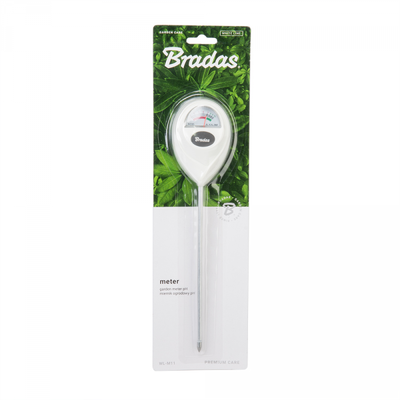 Miernik ogrodowy 1 funkcyjny Oval White Line