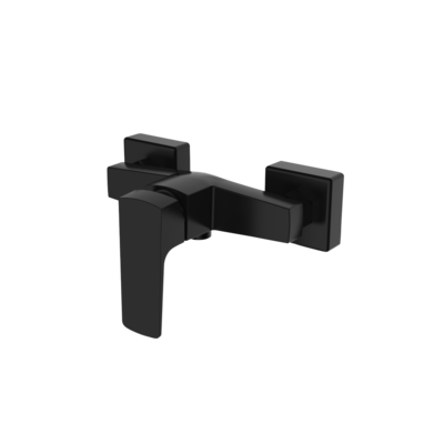 Bateria natryskowa ścienna ARM-MURO-4 czarna