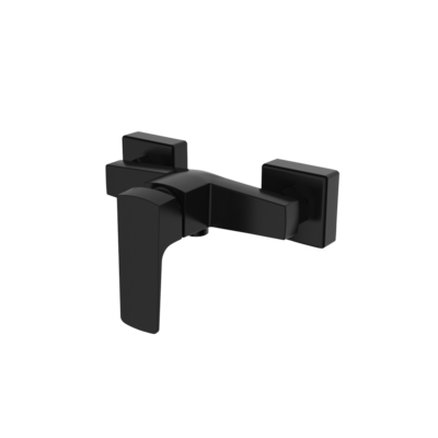 Bateria natryskowa ścienna ARM-MURO-4 czarna