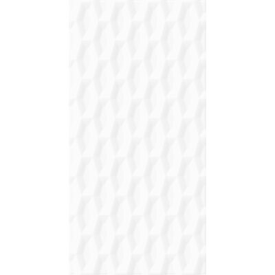 Dekor strukturalny rektyfikowany SNOW WHITE 30 x 60 cm
