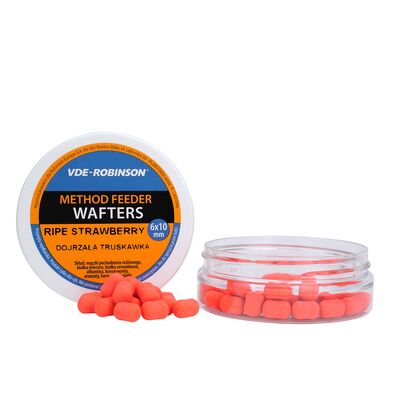 Przynęta VDE-Robinson Wafters 6x10 mm Dojrzała Truskawka 15 g