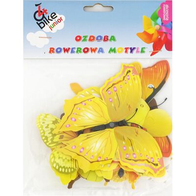 Motylki ozdobne magnes/przylepne kpl. 12szt. 4bike junior