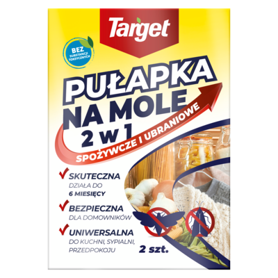 Pułapka na mole spożywcze i ubraniowe 2 w 1 2 sztuki Target