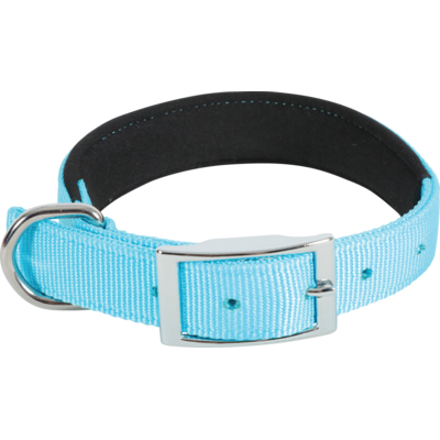 Obroża nylon KOMFORT 60 cm/25 mm kol. turkusowy ZOLUX