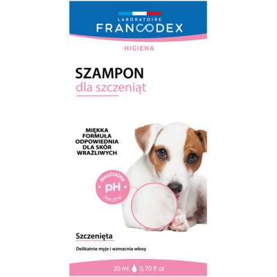 Szampon dla psów dla szczeniąt saszetka 20 ml FRANCODEX