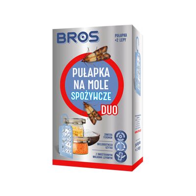 Pułapka na mole spożywcze DUO + 2 wkłady Bros