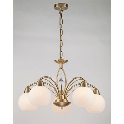 Lampa wisząca 5-płomienna Vanity patyna
