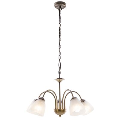 Lampa wisząca 5-płomienna Larisa patyna