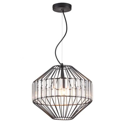 Lampa wisząca 1-płomienna Lativa czarny