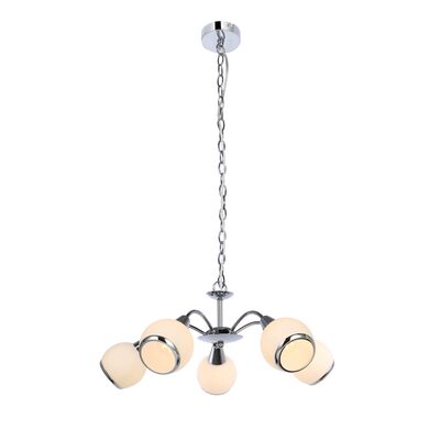 Lampa wisząca 5-płomienna Loris chrom