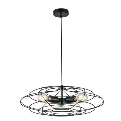 Lampa wisząca 3-płomienna Jal czarny