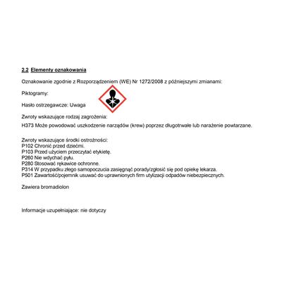 Granulat na myszy i szczury 100 g - doypack Bros