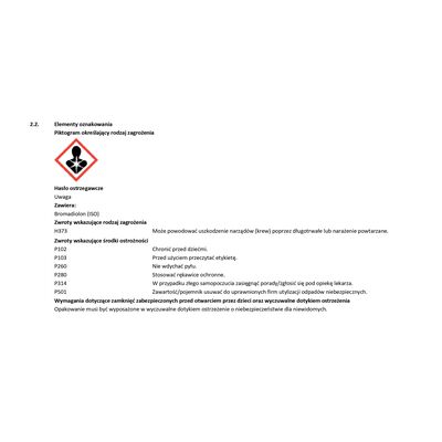 Ziarno na myszy i szczury 100 g - doypack Bros