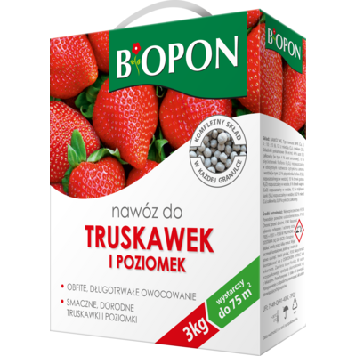 Nawóz granulowany do truskawek i poziomek 3 kg Bopon
