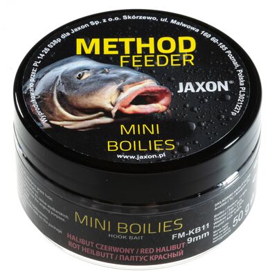 Kulki MINI METHOD FEEDER HALIBUT CZERWONY 50 g FM-KB11