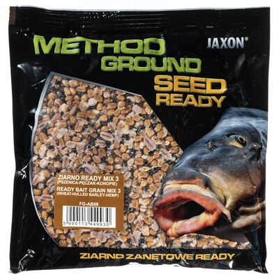 Ziarno METHOD GROUND READY MIX 3 PSZENICA-PĘCZAK-KONOPIE 0,5 kg FG-AB08