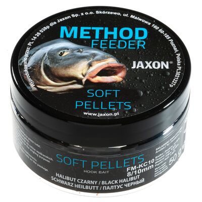Soft pellet METHOD FEEDER HALIBUT CZARNY 50 g FM-KC10