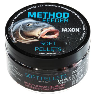 Soft pellet METHOD FEEDER HALIBUT CZERWONY 50 g FM-KC11