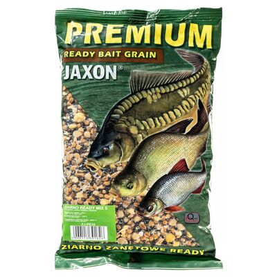 Ziarno MIX 5 KUKURYDZA-GROCH-PSZENICA-KONOPIE 1 kg FJ-PE10